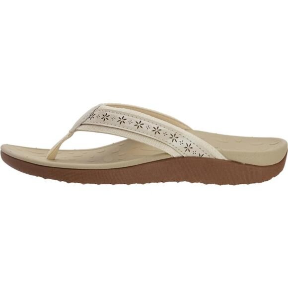 Women's Flip Flops Arch Support Orthotic Toe Post Thong Sandals - Picture 3 of 7